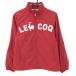  Le Coq Zip жакет оттенок красного × слоновая кость с высоким воротником подкладка сетка кромка настройка шнур женский M Golf одежда le coq sportif( прекрасный товар )