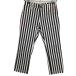  Le Coq брюки белый × чёрный полоса Logo флуоресценция Pink Lady -s7 Golf одежда le coq sportif( прекрасный товар )