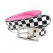 [ super-beauty goods ] Le Coq belt white × black block check silver buckle lady's 3L Golf wear le coq sportif|50%OFF price 