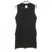  Samantha Thavasa No.7 вязаный One-piece чёрный безрукавка V шея женский 38 Golf одежда Samantha Thavasa