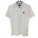  Callaway рубашка-поло с коротким рукавом белый × темно-синий тканый ткань Logo .... мужской L Golf одежда Callaway|SALE цена 