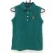  Pearly Gates безрукавка рубашка-поло зеленый ананас .... женский 0(S) Golf одежда PEARLY GATES|SALE цена 