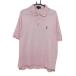  Pearly Gates рубашка-поло с коротким рукавом свет розовый хлопок 100% одноцветный мужской 6(XL) Golf одежда PEARLY GATES|SALE цена 