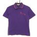  Castelbajac рубашка-поло с коротким рукавом лиловый × розовый Logo .... женский 2(M) Golf одежда CASTELBAJAC|SALE цена 