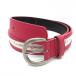  Munsingwear wear belt pink × white Logo pattern lady's Golf wear Munsingwear|20%OFF price 