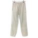  Nike pants light beige Logo .... hem snap-button waist rubber lady's L G G Golf wear NIKE|35%OFF price 