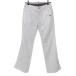 [ unused goods ] Tour Stage pants white woven cloth waist reverse side silver chewing gum check lady's M Golf wear TOURSTAGE|30%OFF price 