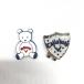 [ super-beauty goods ] Callaway magnet type clip marker white × navy Bear Golf Callaway