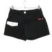 [ beautiful goods ] Le Coq short pants black × white Logo .... stretch lady's 9 Golf wear le coq sportif|20%OFF price 