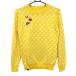  filler Golf свитер желтый × белый общий рисунок Rocket Logo нашивка шерсть . женский L Golf одежда FILA GOLF( прекрасный товар )