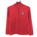  Ashworth вязаный блузон красный Logo нашивка шерсть . тепловое хранение подкладка женский S Golf одежда ASHWORTH( очень красивый товар )