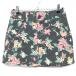  kiss mark юбка серый × розовый цветочный принт фламинго задний плиссировать стрейч женский 9(M) Golf одежда Kissmark( очень красивый товар )