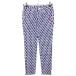[ beautiful goods ] Pearly Gates pants white × blue seahorse total pattern stretch lady's 0(S) Golf wear PEARLY GATES|15%OFF price 