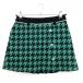  Anne Pas . юбка зеленый × чёрный тысяч птица .. общий рисунок женский S Golf одежда and per se