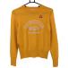 Le Coq свитер orange желтый × белый вязаный шерсть 100% женский M Golf одежда le coq sportif( очень красивый товар )