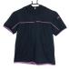  Adidas с капюшоном . блузон темно-синий × light purple половина Zip Logo .... женский S/P Golf одежда adidas( прекрасный товар )