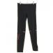 [ beautiful goods ] Le Coq leggings pants black × pink Logo print stretch spats lady's M Golf wear le coq sportif