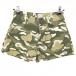  Edwin short pants khaki camouflage camouflage total pattern color fading lady's S Golf wear EDWIN GOLF