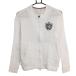  Pearly Gates knitted jacket white ... braided blouson lady's 1(M) Golf wear PEARLY GATES