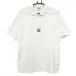  Puma рубашка-поло с коротким рукавом белый × чёрный половина Zip простой мужской US-S Golf одежда PUMA