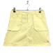  Fitch . Golf юбка желтый одноцветный внутренний брюки есть женский LL Golf одежда FICCE GOLF( прекрасный товар )