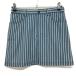  кривошип юбка чёрный × голубой полоса чай оборудован возможно женский M Golf одежда CLUNK