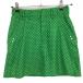 koru wing юбка зеленый × желтый точка женский 5(XS) Golf одежда Kolwin( очень красивый товар )