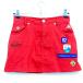  Le Coq юбка красный × голубой несколько нашивка внутри сторона внутренний брюки женский 7(S) Golf одежда le coq sportif
