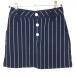 koru wing юбка темно-синий × белый полоса стрейч внутри сторона внутренний брюки женский 7 Golf одежда Kolwin( очень красивый товар )