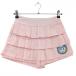  Samantha Thavasa tia-do юбка свет розовый кромка нашивка внутри сторона внутренний брюки женский XS Golf одежда Samantha Thavasa