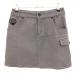[ прекрасный товар ] Delsol юбка серый Logo ....5 карман обратная сторона ворсистый стрейч женский M Golf одежда DELSOL