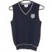[ прекрасный товар ] Jack ba колено вязаный лучший темно-синий × белый V шея окантовка Logo нашивка женский 1(M) Golf одежда Jack Bunny