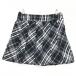 23 район спорт юбка в складку чёрный × белый проверка стрейч женский M Golf одежда 23 район |SALE цена 