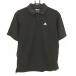 [ очень красивый товар ] Adidas рубашка-поло с коротким рукавом чёрный Logo ....CLIMALITE мужской S/P Golf одежда adidas