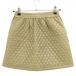 [ очень красивый товар ] Jun and Rope с хлопком юбка Gold стеганое полотно талия резина женский M Golf одежда JUN&ROPE