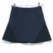 [ прекрасный товар ] Jun and Rope юбка темно-синий × чёрный кромка вмятина выпуклость ткань внутри сторона внутренний брюки женский XS Golf одежда JUN&ROPE