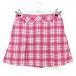  viva Heart юбка розовый × белый проверка box плиссировать женский 38(S) Golf одежда VIVA HEART( очень красивый товар )|SALE цена 