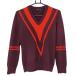  J Lindberg свитер бордо × красный V шея женский xs Golf одежда J.LINDEBERG