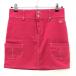  Edwin Golf юбка розовый стежок белый стрейч женский S Golf одежда EDWIN GOLF( прекрасный товар )|SALE цена 