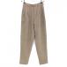 [ прекрасный товар ]MU спорт шерсть брюки Brown × бежевый земля узор Logo .... женский 40(M) Golf одежда M*U SPORTS