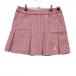 [ очень красивый товар ] Le Coq юбка розовый × красный проверка box плиссировать женский 11 Golf одежда le coq sportif