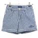 [ прекрасный товар ] Kiss on The зеленый шорты темно-синий × белый проверка женский Golf одежда kiss on the green