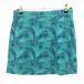  Paradiso юбка зеленый × голубой leaf рисунок стрейч женский L Golf одежда Paradiso( очень красивый товар )|SALE цена 