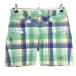  тормозные колодки ba колено шорты зеленый × голубой проверка женский 1(M) Golf одежда MASTER BUNNY EDITION( прекрасный товар )|SALE цена 