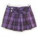  Dance With Dragon юбка-брюки юбка лиловый × темно-синий проверка LAP юбка женский 1(S) Golf одежда Dance With Dragon|SALE цена 