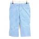  Adidas 7 минут длина брюки голубой × белый проверка стрейч женский S/P Golf одежда adidas( очень красивый товар )|SALE цена 