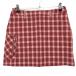 [ очень красивый товар ]zo-i юбка красный × розовый проверка женский 40(L) Golf одежда ZOY