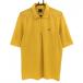  Nike рубашка-поло с коротким рукавом желтый половина Zip мужской M Golf одежда NIKE( прекрасный товар )|SALE цена 