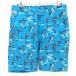 [ очень красивый товар ] Puma шорты голубой × темно-синий × белый общий рисунок cocos nucifera. дерево ананас гибискус мужской L Golf одежда PUMA