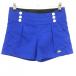 [ прекрасный товар ] Kappa шорты голубой полоса земля узор стрейч женский 7 Golf одежда Kappa